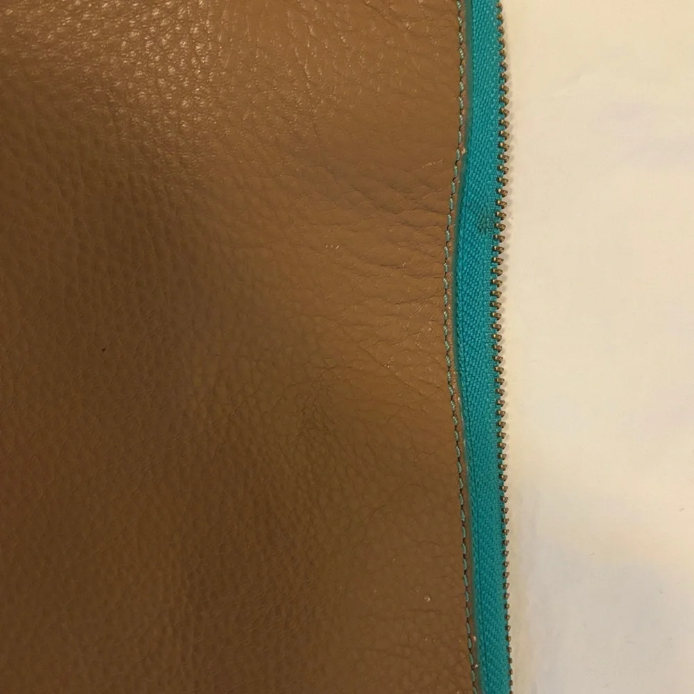 Marc by Marc Jacobs Turquoise and Tan Crossbody Bag - Picture 8 of 14